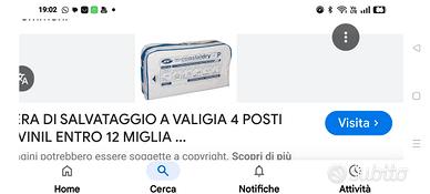 zattera costiera 4 posti 