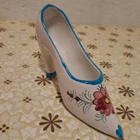 decorazione tacco scarpa in ceramica Deruda italia