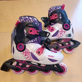 Rollerblade Oxelo Play 5 + Kit Protezioni Completo