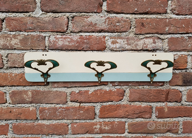 Attaccapanni vintage formica ottone vintage '70