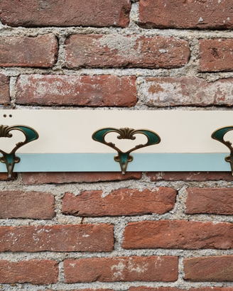 Attaccapanni vintage formica ottone vintage '70