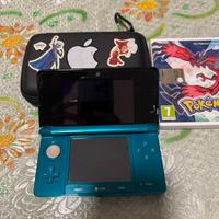 Nintendo 3ds con giochi pokemon