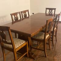 Tavolo soggiorno taverna arte povera