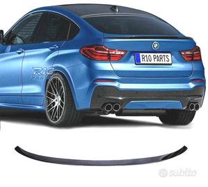 SPOILER ALETTE BMW X4 F26 14-18 LOOK M NEGRO BRILL