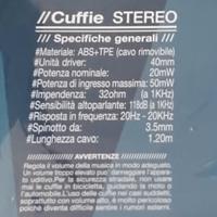 Cuffie stereo 