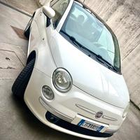 Fiat 500  -  1.2  lounge bianca