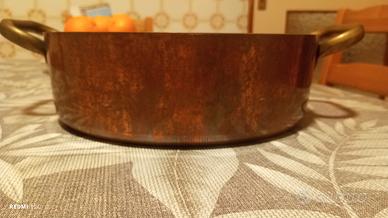Teglia in rame vintage 