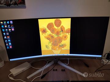 monitor Philips Evnia 34M2C7600MV
 mini led curvo