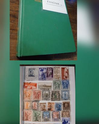 Album colonie italiane con 230 francobolli usati