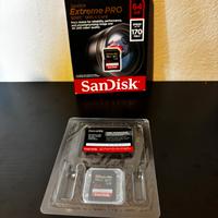 SanDisk 64GB Extreme PRO scheda SDXC