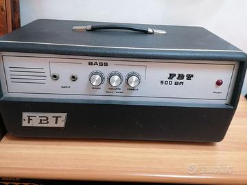 Amplificatore valvolare FBT BR500