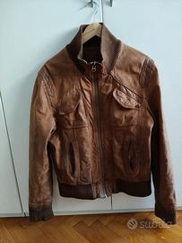 Giacca Vintage Uomo pelle taglia M