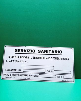 cartello vintage 