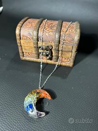 Ciondolo artigianale in resina