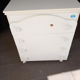 cassettiera con vaschette 