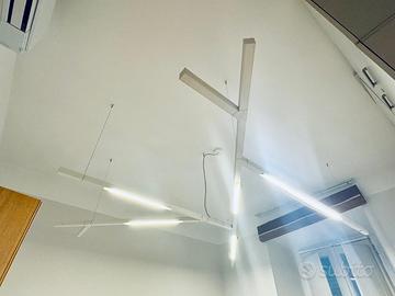 Lampada a  sospensione binario elettrificato