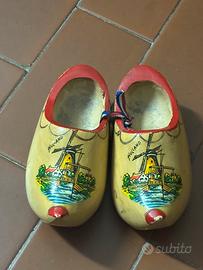 Zoccoli olandesi originali in legno