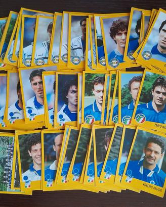 65 Figurine diverse Calciatori Azzurri con Ip