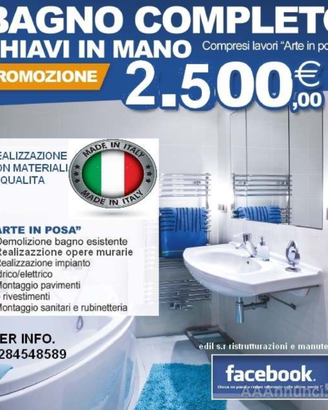 Ristrutturazione bagno 2.500