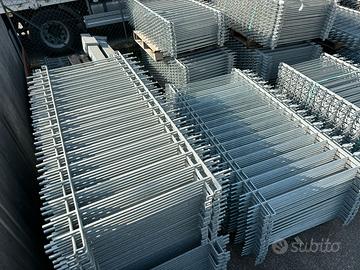 Recinzione in ferro battuto pieno zincata