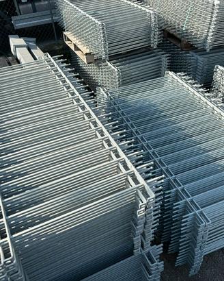 Recinzione in ferro battuto pieno zincata