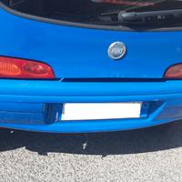 Paraurti posteriore Fiat 600  734A blu cocktail