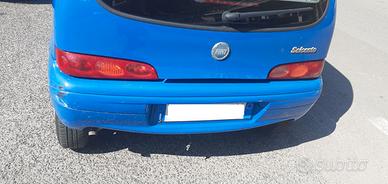 Paraurti posteriore Fiat 600  734A blu cocktail