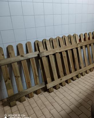 Staccionata legno autoclavato