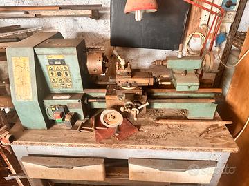 Tornio da banco usato funzionante