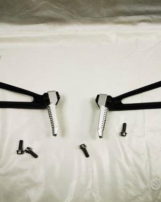 COPPIA PEDANE POSTERIORI PASSEGGERO BMW S 1000 RR
