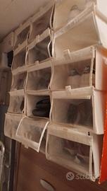 scarpiera componibile e pieghevole