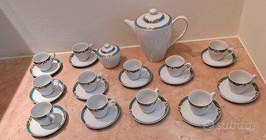 ELEGANTE SERVITO DA CAFFE' PORCELLANA BAVARIA. NUO