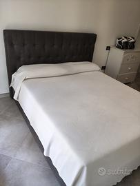 Letto contenitore con materasso memory