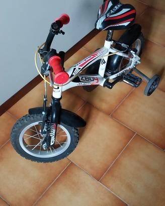 Bicicletta 12" pollici Doublezz z-boy 2/3/4 anni c