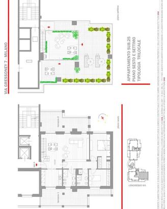 Appartamento di 172 m² con 4 locali a Milano