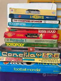 Lotto giochi da tavolo vintage