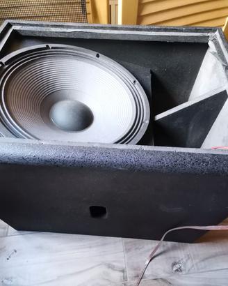 Casse sub woofer più mixer e equalizzatore