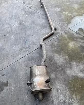 Marmitta completa Fiat Panda