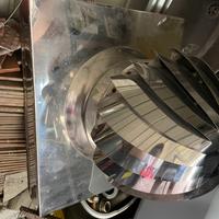 Comignolo girevole eolico rettangolare 52x47 inox