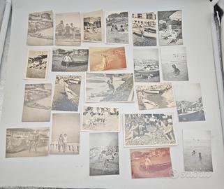 Lotto 23 Foto D'Epoca Spiaggia Mare Anni 40/50/60