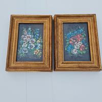 2 quadretti Sonia Mondini floreali