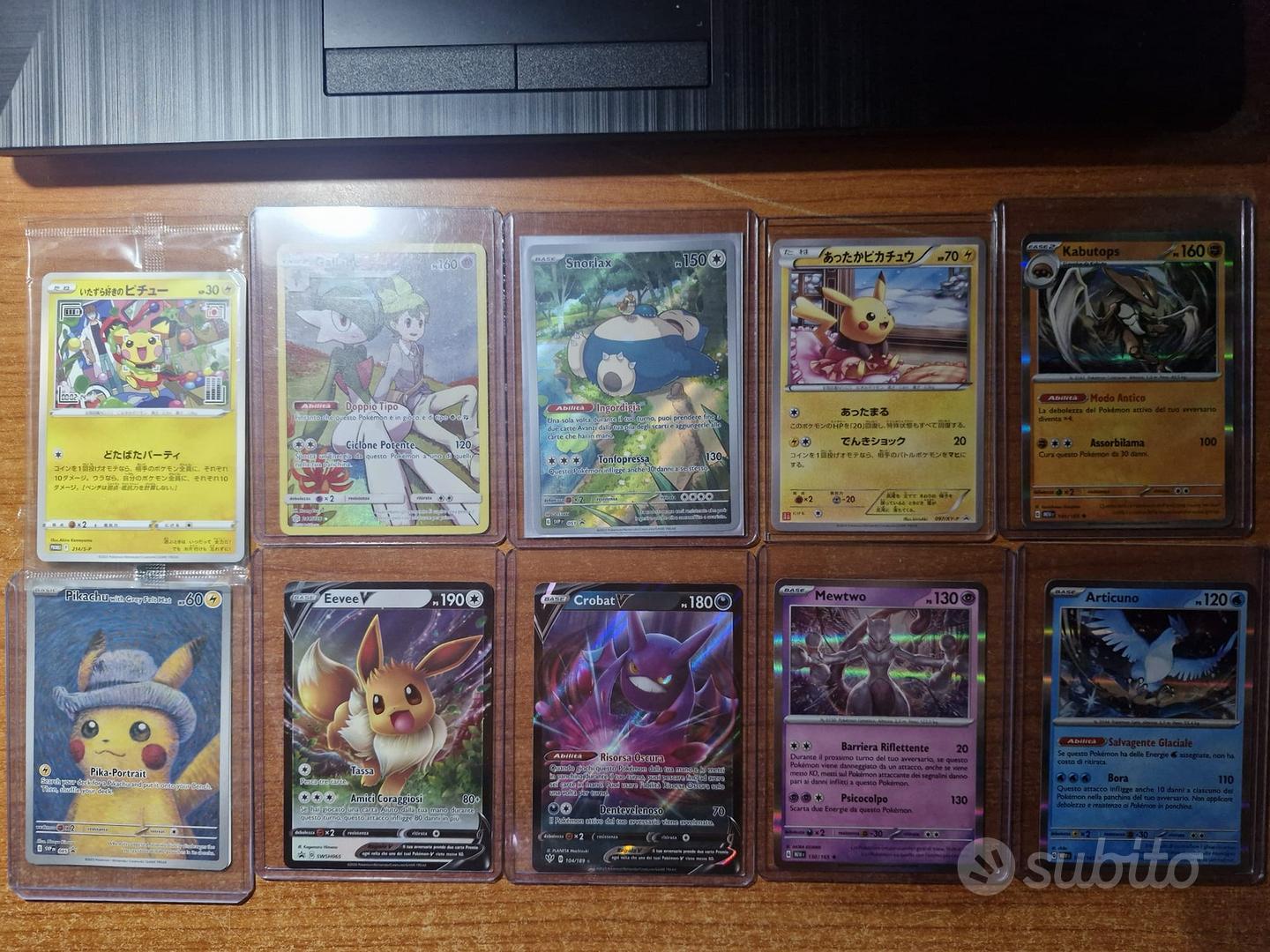 Carte pokemon Pikachu Van Gogh - Collezionismo In vendita a Bergamo