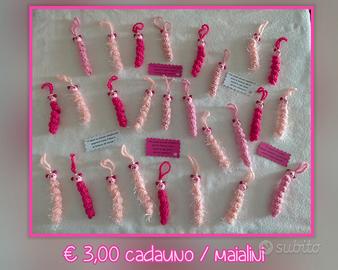 Portafortuna uncinetto handmade maialino