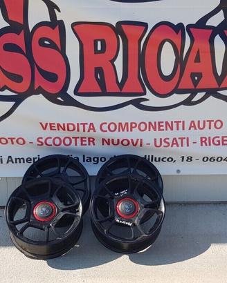 Cerchi in lega fiat 500 abarth punto panda 17"4x9