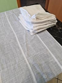 Set 4 tende cotone/lino, 88x220