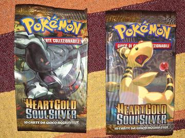 bustine VUOTE Pokémon HeartGold SoulSilver