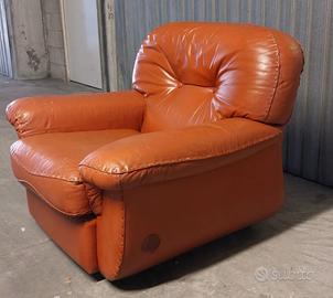 POLTRONA PELLE VINTAGE