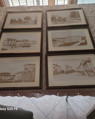 set n. 6 stampe paese bassa bolognese fine 800.