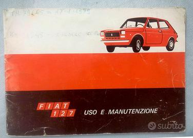 FIAT 127 1° SERIE LIBRETTO USO E MANUTENZIONE 1974