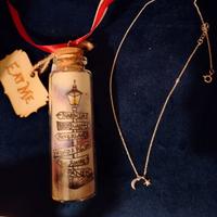 Collana argento stella e luna